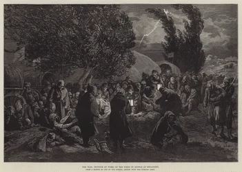 Der Krieg, Ärzte bei der Arbeit auf dem Schlachtfeld bei Sinankeui